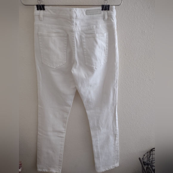 Elie Tahari for Bergdorf Goodman White High-waisted Fade Jean Sz. 4 - Picture 3 of 10